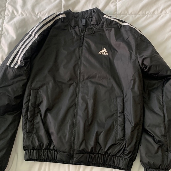 Adidas puffer bomber jacket